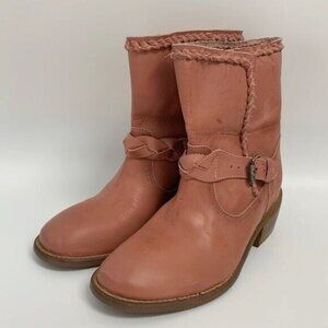 Musse and Cloud genuine leather dusty pink Kimber boots Sz 8